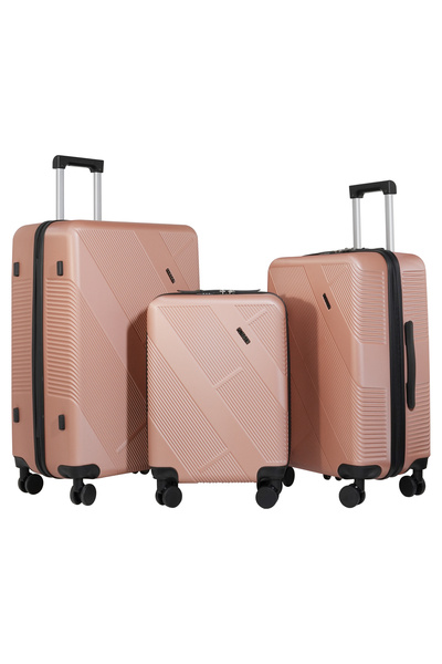 Flieger Luggage Set, ABS Material including Carry On Cabin Sizes, 20/24/28 In...