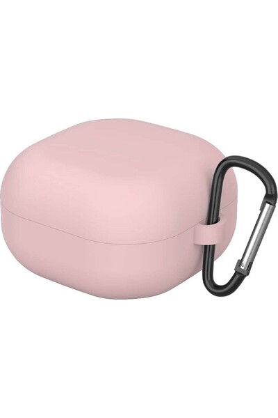 Dmay Samsung Galaxy Buds 4 Headphone Compatible Matte Silicone Case+Hook