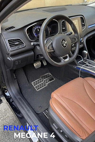 LEVVİA Renault Megane 4 Premium Hücreli Eva Paspas-Siyah