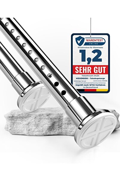 Dotail MEISENBERG telescopic rod, no drilling required, 110–160 cm, Ø32 mm, s...