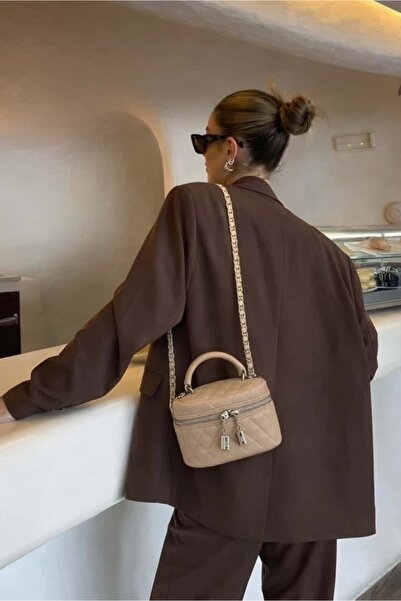 Yuka Atelier Echo Quilted Detailed Mini Crossbody and Shoulder Bag