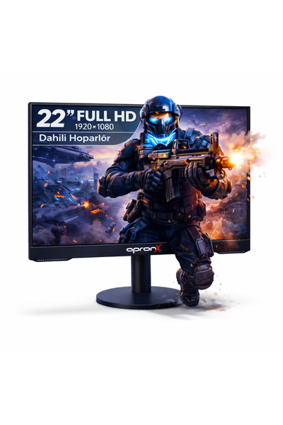 APRONX APX-NWS22 22" Led 1080p Vga+Hdmi+Dahili Hoparlör