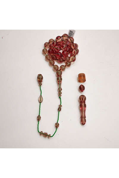 Generic Super Saffron Rosary 45 Beads 50g 11-14mm Prayer Beads