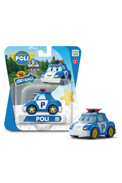 Robocar Poli Metal Araç Karakter Figür Poli POLI/MRT-600