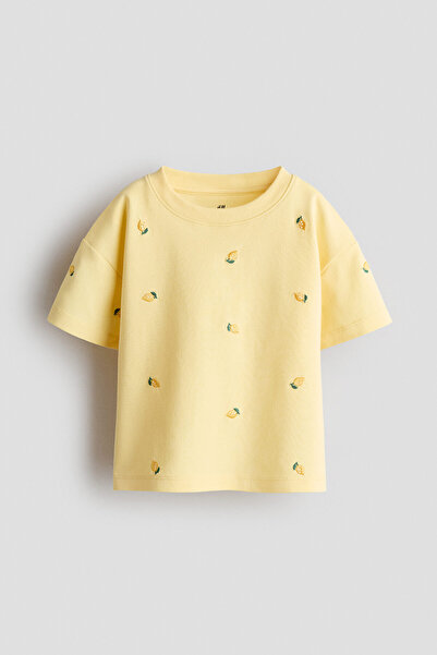 H&M İşlemeli Tişört