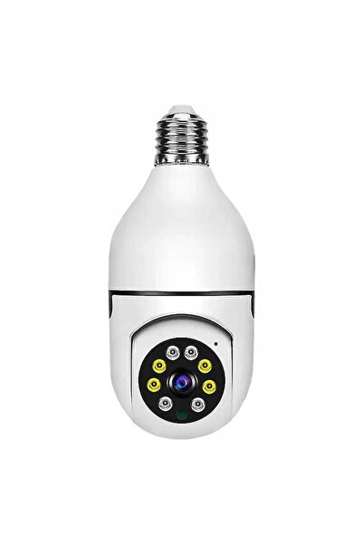 Home Success Bulb-type IP Surveillance Camera, 360˚ PTZ and Wi-fi - E27 / V38...