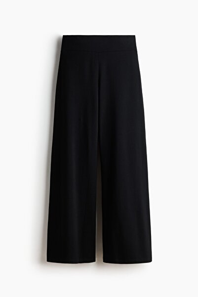 Wide Leg Jersey Pants