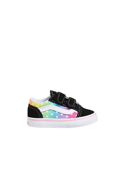 Vans OLD SKOOL V GLOW RAINBOW TOD ΠΑΠΟΥΤΣΙΑ ΜΑΥΡΟ/ΠΟΛΥΧΡΩΜΟ 22