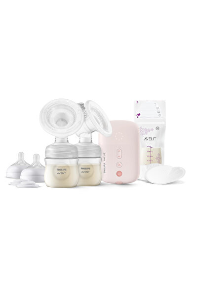 Philips Pompa de san electica dubla Philips-AVENT SCF397/31, 11 accesorii