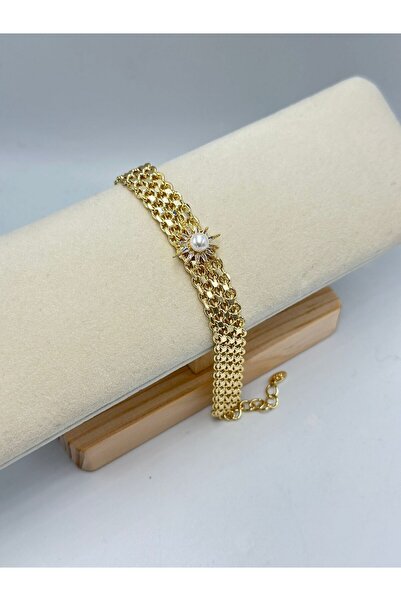 BYYEŞO سوار غونينج إينسي بتفاصيل اللؤلؤ (فولاذ)