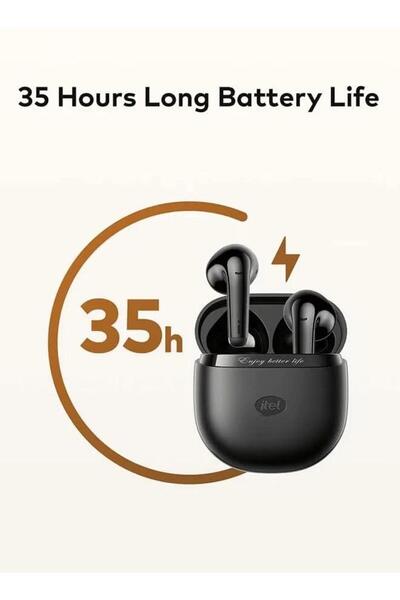 İtel Buds 7 In-Ear Bluetooth 5.3 Headphones Touch Control, Light-Weight Earph...