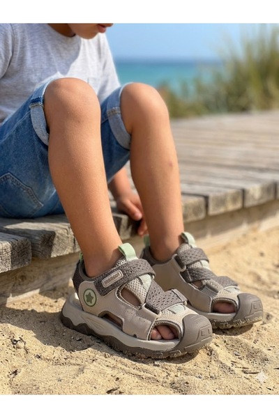 Marco Kids Ανατομικά αγορίστικα σανδάλια με κλειστό μπροστινό μέρος