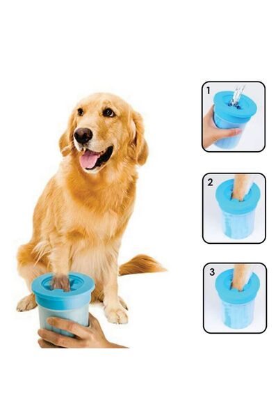 ZanaCasei Πλαστική βάση καθαρισμού πατούσας σκύλου 9.5x11εκ.