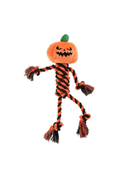 ZanaCasei Halloween Striped String Pumpkin Toy for Kids 38cm