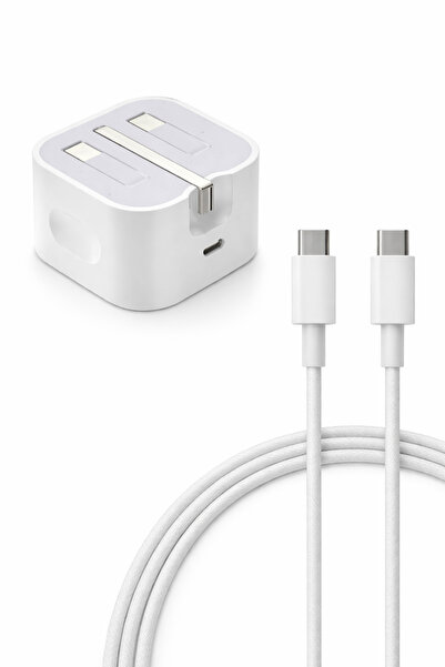 flexy شاحن سريع 20 واط من نوع C مع كابل 1.5 متر، متوافق مع آيفون