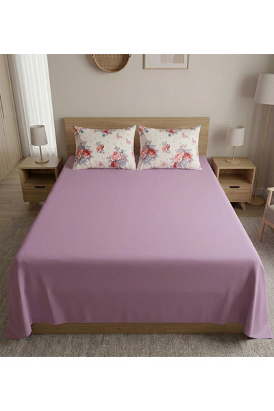 pınarhome collectıon 100% Organic Cotton Fabric Solid Color (Without Elastic)...