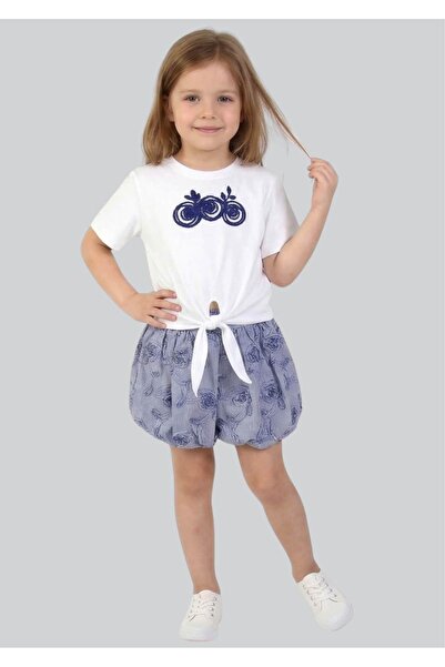 ww waka waka kids store Κοριτσίστικο σορτς με σχέδια και κέντημα, με δέσιμο μ...