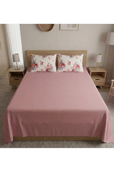 pınarhome collectıon 100% Organic Cotton Fabric Solid Color (Without Elastic)...