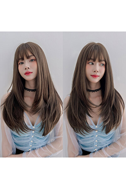 Auburn Layered Cut Flat Vip Wig 1st Quality