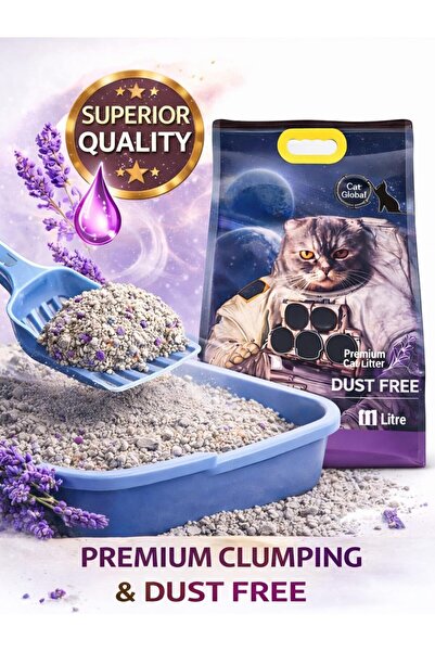 Emily Pets Cat Litter Bentonite 10L | Lavender Scented Litter | High Clumping...