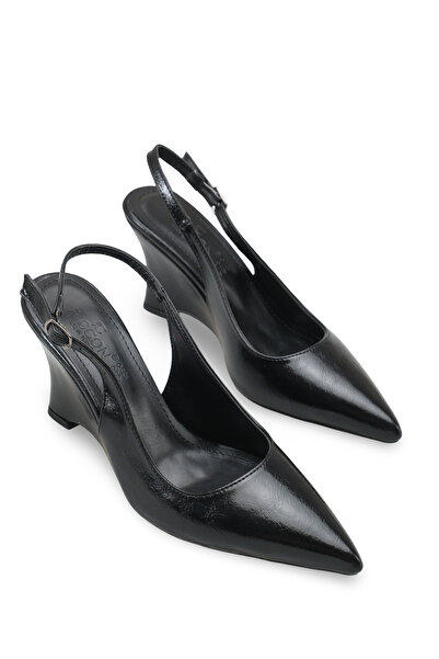 Riccon Дамски обувки на ток със заострен връх и отворена пета 00121801