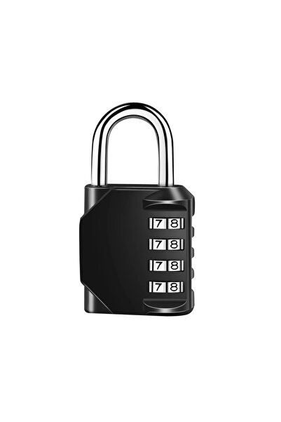 MDSTECH 4 Digit Combination Padlock – Steel Keyless Suitcase Cabinet Gym Lock