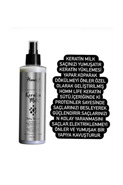 homm Hommlife keratin sütü saç spreyi