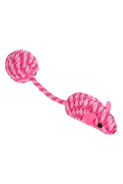 ZanaCasei Cat Toy Mouse Made of String with Ball in Tail 20cm