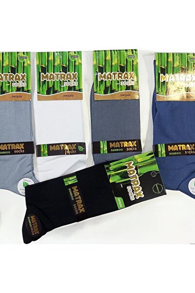 Matrax Bambu – جوارب بامبو طويلة (Crew) بدون خياطة – 6ازواج