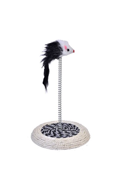 ZanaCasei Cat Toy with Spring and Stand 20cm