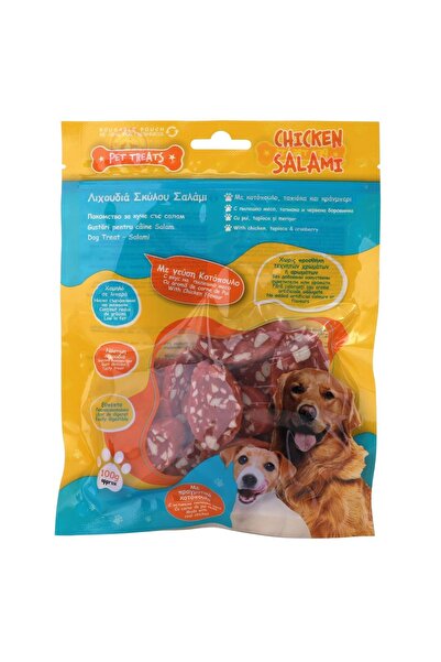 ZanaCasei Gustări pentru câini Salam cu aromă de pui - 100g