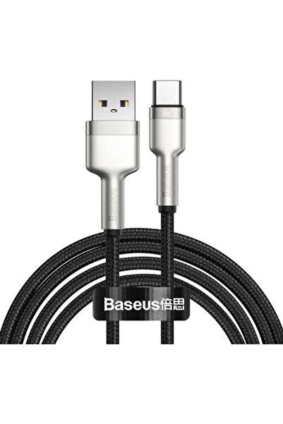 Baseus Cablu de date CAKF000201, USB - USB-C, 2m, Black