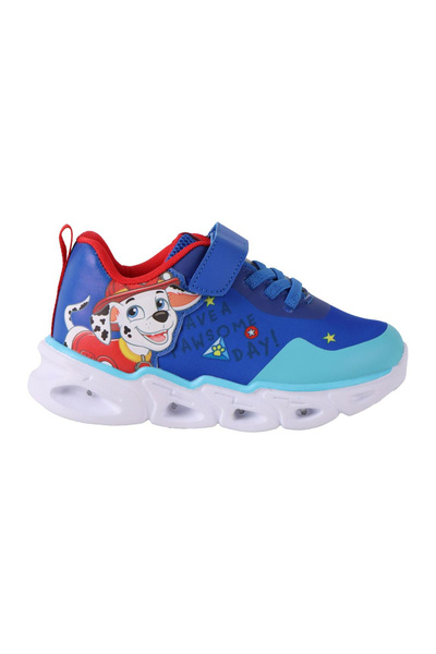 PAW PATROL Adidași, talpă ușoară din EVA, cu lumini Chase și Marshall, albastru.