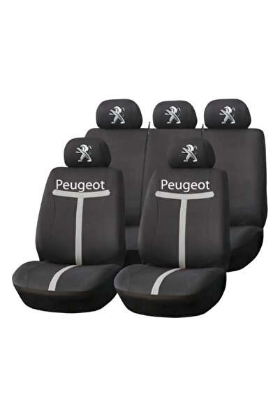 Autohelix MSA Set huse scaune universale HLX1 compatibil cu Peugeot – Negru/Gri