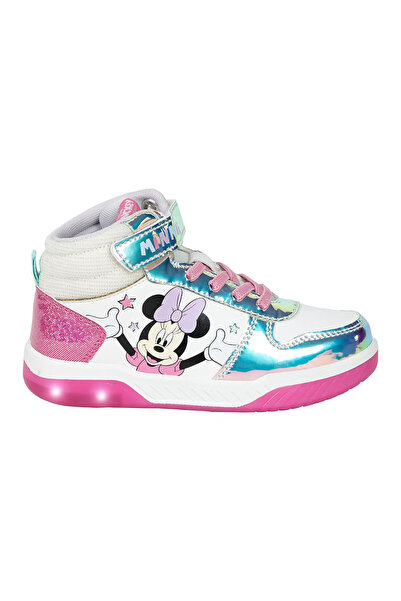 Minnie Mouse Sport shoes with lights, PVC sole Disney White