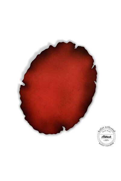 Kağıt Atölyesi 300 g A5 Red Oval