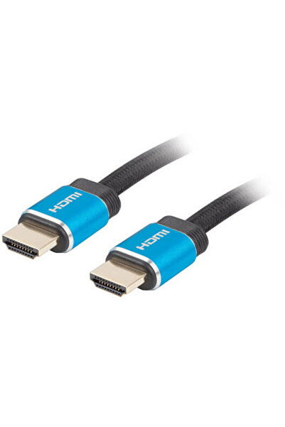 Lanberg Cablu HDMI v2.0 PREMIUM, 1 m, 4K@60Hz Certificat, CA-HDMI-P20CU-0010-BK