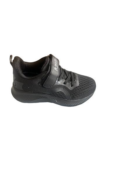 R-Walker Pantofi sport pentru copii, material textil, negru integral