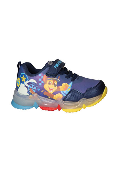 PAW PATROL Adidași cu lumini, talpă ușoară din TPR, Chase Albastru Marin