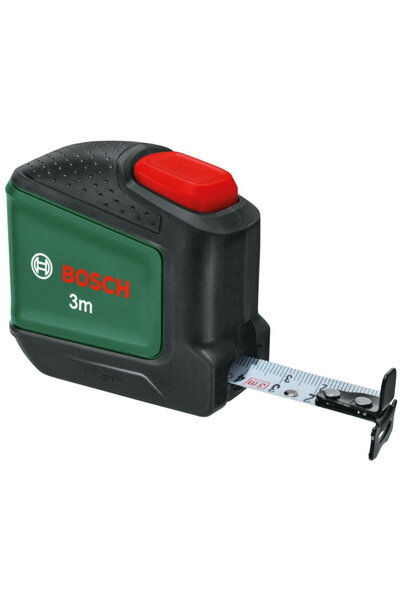 Bosch Ruleta cu banda metalica, cu blocare, 1600A027PJ, 3 m