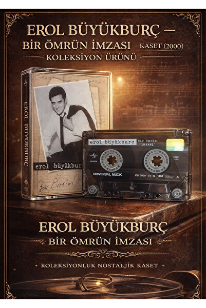UNIVERSAL MÜZİK YAPIM Erol Büyükburç – the Signature of a Life – Cassette (20...