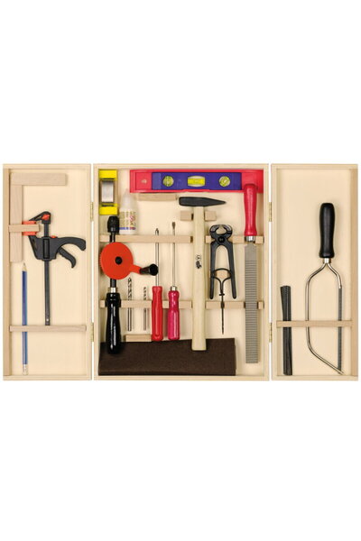 Pebaro 412, Set profesional pentru lucrul cu lemnul, ambalat in cutie de lemn
