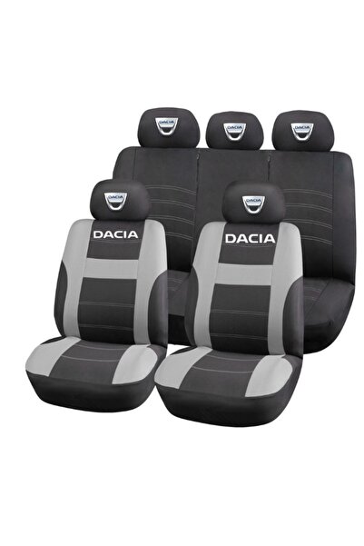 Autohelix MSA Set Huse Scaune Universale HLX2 Compatibil cu Dacia – Negru/Gri