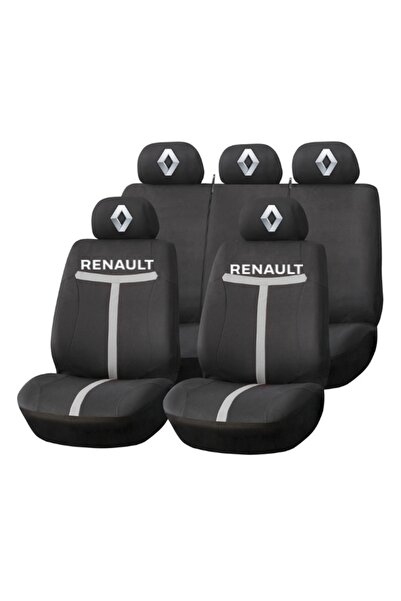 Autohelix MSA Set huse scaune universale HLX1 compatibil cu Renault – Negru/Gri