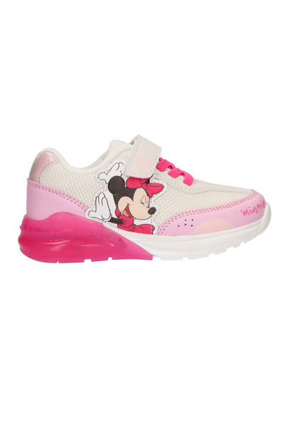 Minnie Mouse Adidași roz din pânză cu tălpi luminoase