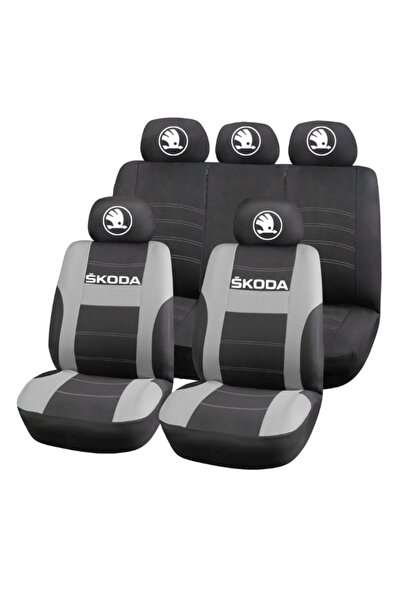 Autohelix MSA Set huse scaune universale HLX2 compatibile cu Skoda NOU – Negr...