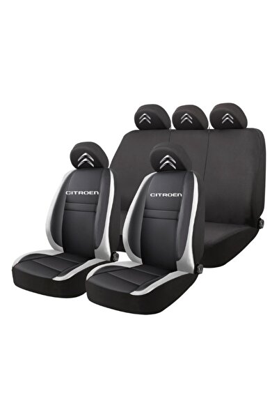 Autohelix MSA Set huse scaune universale HLX4 compatibile cu Citroen – Negru/Gri