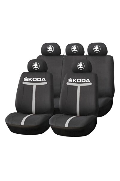 Autohelix MSA Set huse scaune universale HLX1 compatibile cu Skoda NOU – Negr...