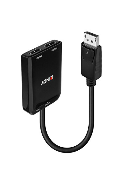 LİNDY Adaptor DisplayPort la 2x HDMI "LY-38433"