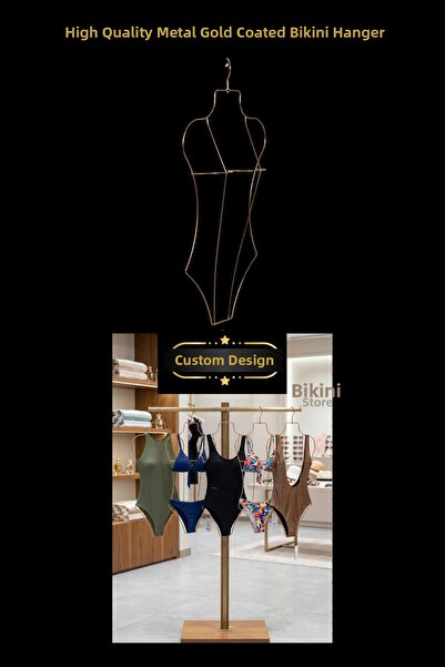 Manken İstanbul 10 τεμάχια επιχρυσωμένο - Μεταλλικό σώμα σε σχήμα μπικίνι κρε...